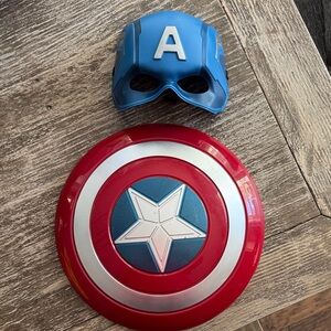 Captain American Costume large  Superhero Shield and Mask Set -  Marvel